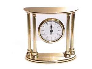 Brass Pillar Clock