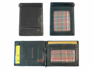 Busby Toulon Note Clip Rfid Leather Wallet