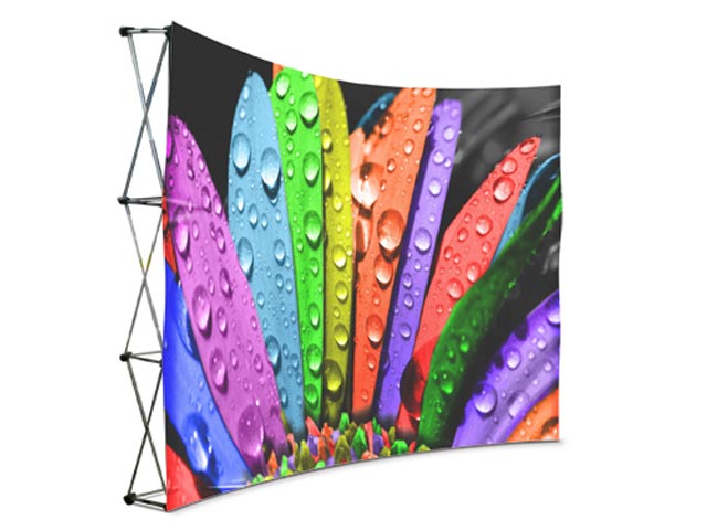 Cloth Banner Wall Curve