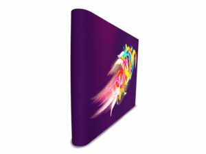 Cloth Banner Wall Straight with Caps