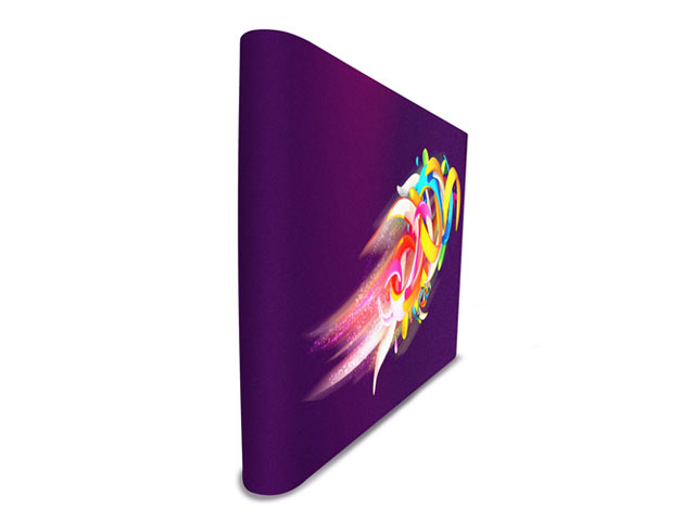 Cloth Banner Wall Straight with Caps