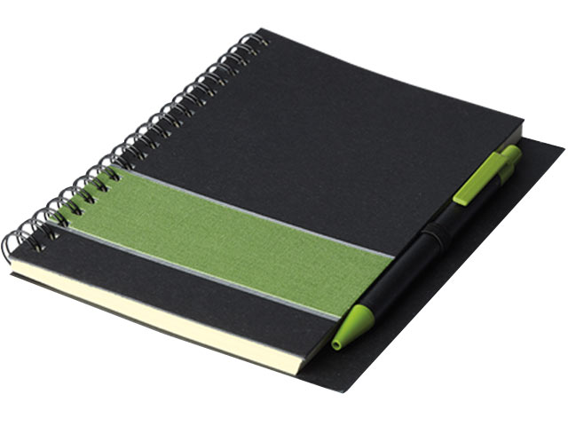 Coloured Stripe Notebook With Pen - Image 4
