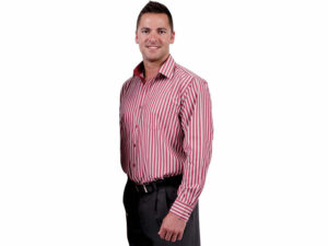 Cotton Rich Fibre Dyed Stripe Mens Shirt
