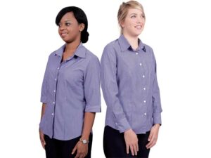 Cotton Rich Fibre Dyed Stripes Ladies Wendy Blouse