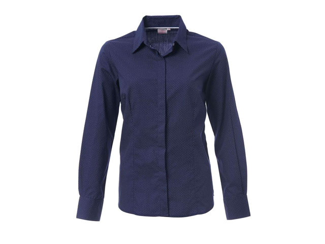 Cp1 Ladies Cullinan Long Sleeve Diamond Dot Print Blouse - Image 2