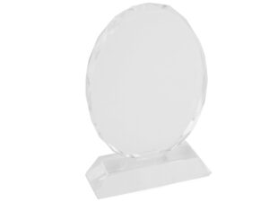 Crystal Trophy - Oval