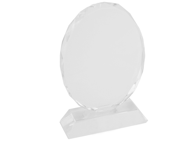 Crystal Trophy - Oval