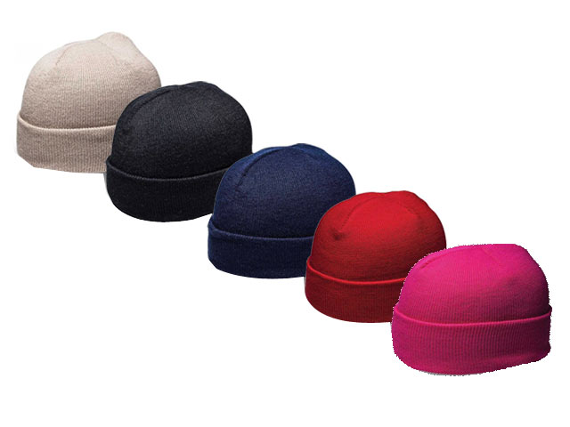 Cuffed Knitted Beanie - Image 3