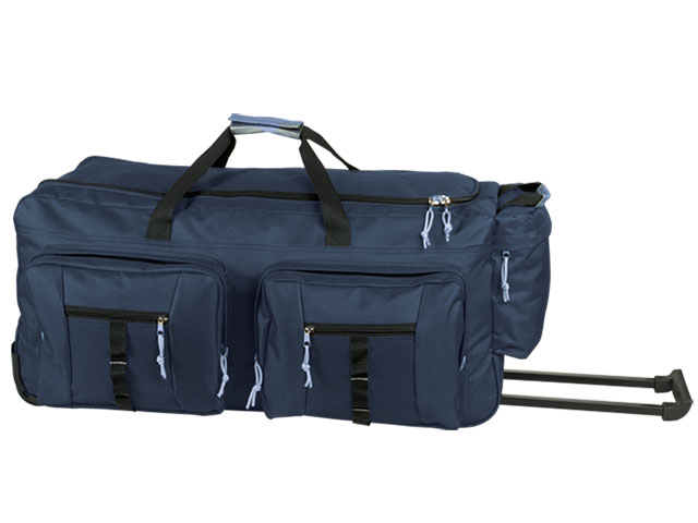 Dual Front Pocket Rolling Travel Duffel - Image 2