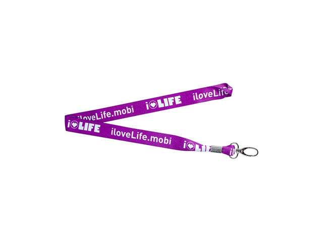 Dye Sublimated Lanyard Full Colour Branding On Both Sides With Lobster Hook Attachment