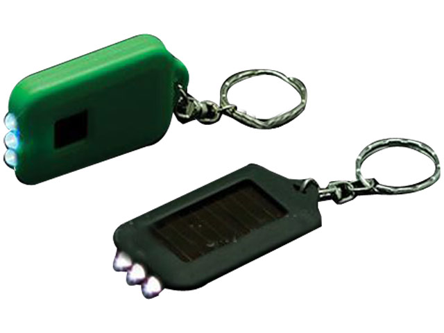 Flashing Solar Torch Keychain - Image 2
