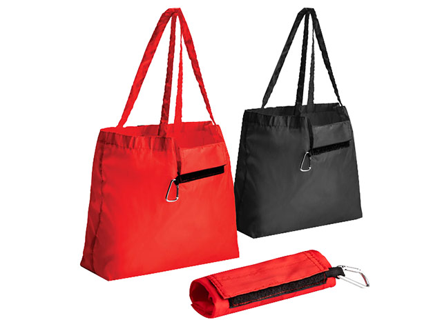 Foldable Tote With Carabiner