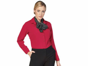 K225 Long Sleeve Georgia Blouse With Placket- Plain Koshibo