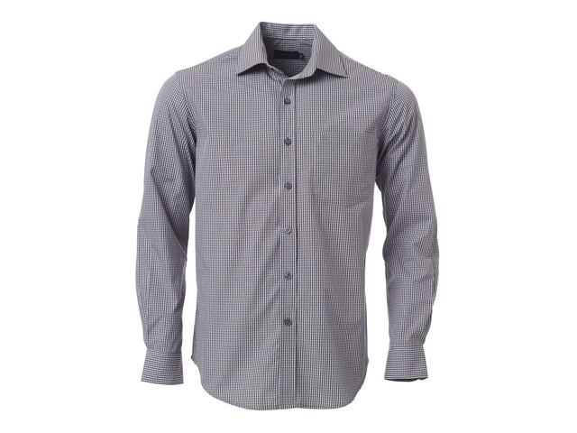 K239 Mens Carlo Galucci Tivoli Check Long Sleeve Shirt - Image 2