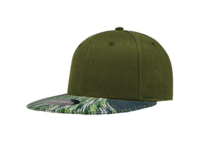 Knitted Peak Snap Back Cap