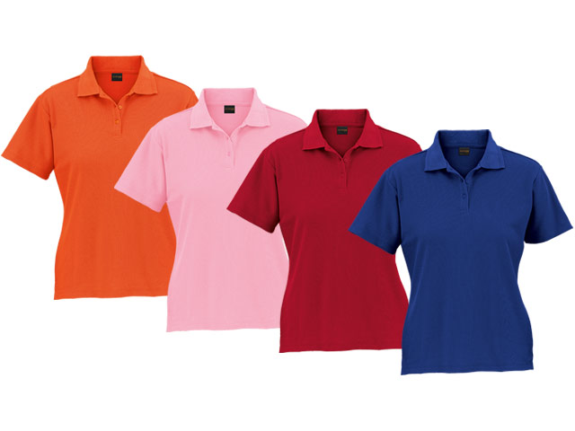 Ladies 175G Barron Pique Knit Golfer - Image 3