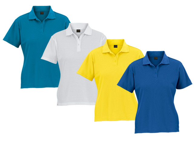 Ladies 175G Barron Pique Knit Golfer - Image 4