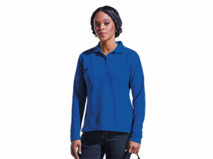 Ladies 175G Pique Knit Long Sleeve Golfer