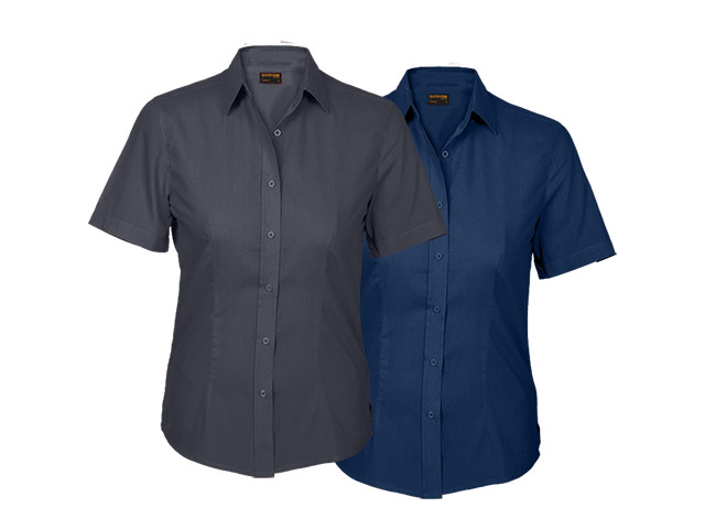 Ladies Basic Poly Cotton Blouse - Image 2