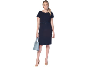 Ladies Carlo Galucci Polyester Spandex Carol Short Sleeve Dress