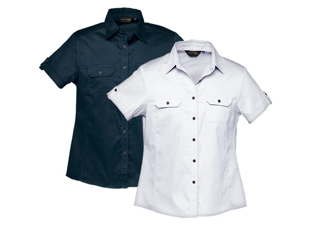 Ladies Plain bush shirt - Image 4