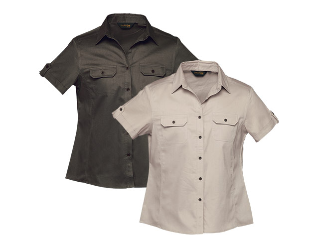 Ladies Plain bush shirt - Image 5