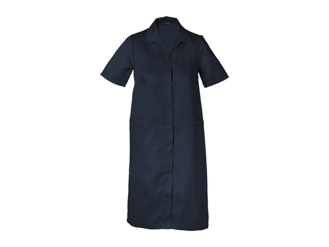 Ladies Poly Cotton House Coat - Image 2
