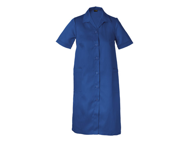 Ladies Poly Cotton House Coat - Image 4