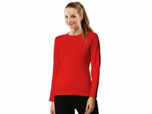 Ladies Sicily Long Sleeve Crew Neck With Tape