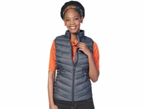 Ladies Stellar Quilted Faux Down SleeveLess Bodywarmer