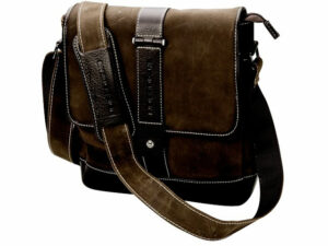 Leather Flap Messenger Bag