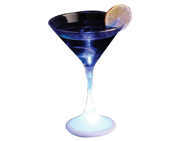 Light-up Martini Glass