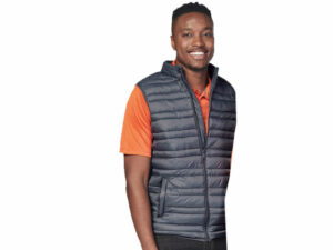 Men'S Stellar Quilted Faux Down SleeveLess Bodywarmer