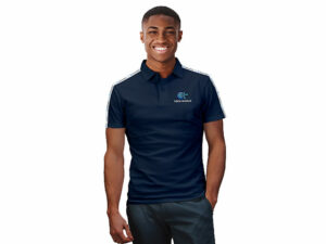 Mens Austin Golf Shirt With Tape S-Sleeve