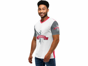 Mens Custom V-Neck T-Shirt