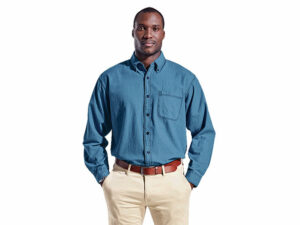 Mens Denim Long Sleeve Shirt