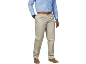Mens Poly/Cotton Eastwood 2 Pleat Chino