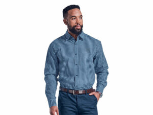 Mens Unity Check Lounge Long Sleeve Shirt