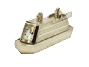 Metal Ship Desk Clock