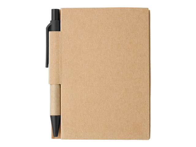 Mini Recycled Notebook and Pen - Image 3