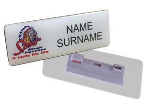 Name Badge Pin Clip - Std Size (70Mm X 30Mm)