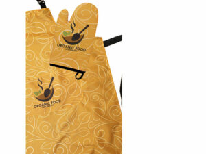 Oven Mitt And Apron Set