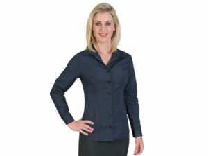 Roselina Check Long Sleeve Blouse