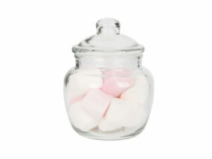 Round Sweetie Jar 14X7Cm (600Ml)
