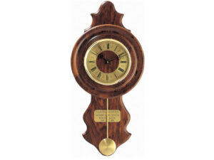 Sapele Mahogany Westminster Chime Wall Clock