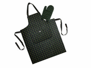 Shweshwe Oven Mitt And Apron Set