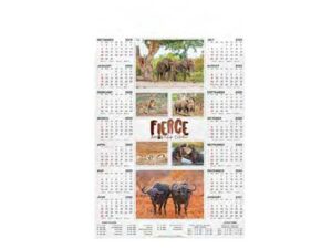 Single Leaf Jumbo Wall Calendar Posters