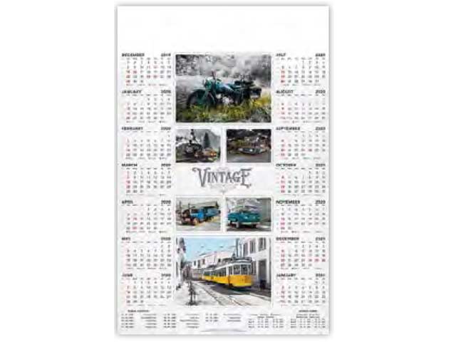 Single Leaf Jumbo Wall Calendar Posters