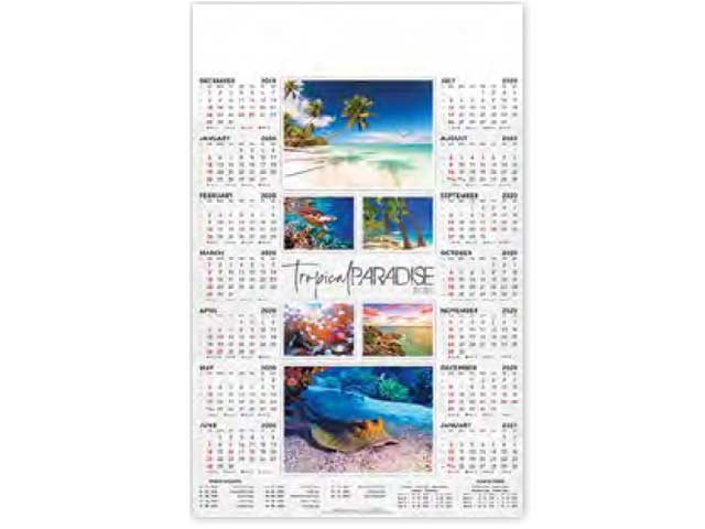 Single Leaf Jumbo Wall Calendar Posters