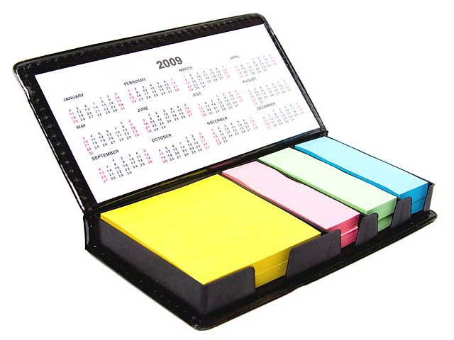 Sticky-Memo Pad And Calendar